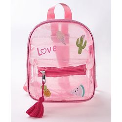Babyhug Fashion Backpacks - Light Pink