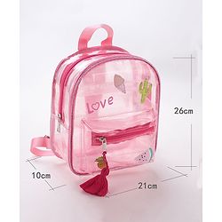 Babyhug Fashion Backpacks - Light Pink