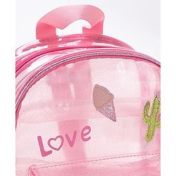 Babyhug Fashion Backpacks - Light Pink