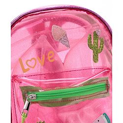 Babyhug Fashion Backpacks - Light Pink