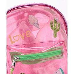 Babyhug Fashion Backpacks - Light Pink