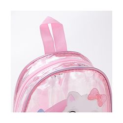 Babyhug Kitty Print Fashion Backpacks - Pink