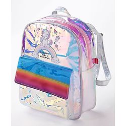 Babyhug Unicorn Print Fashion Backpacks - Pink