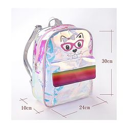 Babyhug Animal Print Fashion Backpacks - Pink