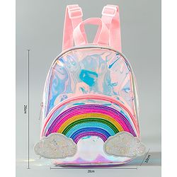 Babyhug Rainbow Design Fashion Backpack - Multicolour