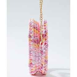 Babyhug Sling Bag Unicorn Print- Pink