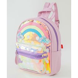 Babyhug Rainbow design Fashion Backpack - Purple