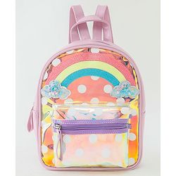 Babyhug Rainbow design Fashion Backpack - Purple