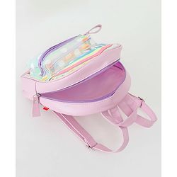 Babyhug Rainbow design Fashion Backpack - Purple