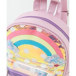 Babyhug Rainbow design Fashion Backpack - Purple