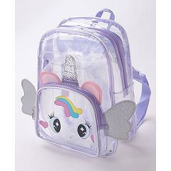 Babyhug Fashion Backpack Free Size- Purple