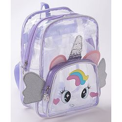 Babyhug Fashion Backpack Free Size- Purple