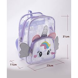 Babyhug Fashion Backpack Free Size- Purple