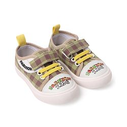 Cute Walk by Babyhug Checks Casual Shoes with Velcro Closure - Yellow