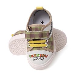 Cute Walk by Babyhug Checks Casual Shoes with Velcro Closure - Yellow
