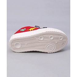 Cute Walk by Babyhug Velcro Closure Dino Printed Casual Shoes - Red