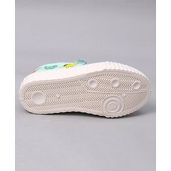 Cute Walk by Babyhug Velcro Closure Dino Printed Casual Shoes - Green