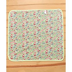 Babyhug Terry Bath Towel Floral Print - Green