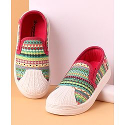 Cute Walk by Babyhug Slip On Printed Casual Shoes - Pink