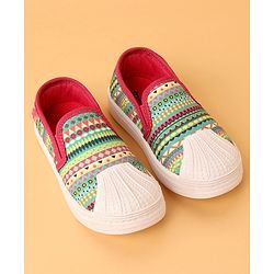 Cute Walk by Babyhug Slip On Printed Casual Shoes - Pink