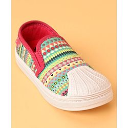 Cute Walk by Babyhug Slip On Printed Casual Shoes - Pink
