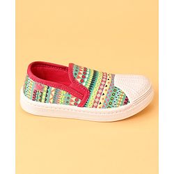 Cute Walk by Babyhug Slip On Printed Casual Shoes - Pink