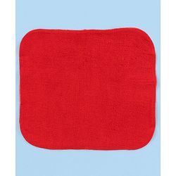 Babyhug Knitted Terry Wash cloth Pack of 6 Polka Dots Print - Red & White