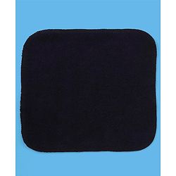 Babyhug Knitted Terry Solid Wash Cloth Pack of 6 - Navy Sky Blue & Red