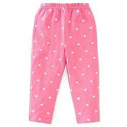 Babyhug 100% Cotton Knit Sleeveless Striped Top and Leggings Set Bunny Print - Blue & Pink
