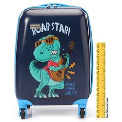 Babyhug Rock Star Kids Small 1 Day Trip  Trolley Bag Dino Print - 18 Inches