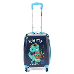 Babyhug Rock Star Kids Small 1 Day Trip  Trolley Bag Dino Print - 18 Inches