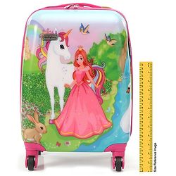 Babyhug Rock Star Kids Small 1 Day Trip  Trolley Bag Dino Print - 18 Inches