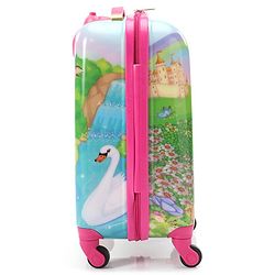 Babyhug Small One Day Trip Trolley Bag Princess and Unicorn Print - 18 Inches