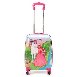 Babyhug Rock Star Kids Small 1 Day Trip  Trolley Bag Dino Print - 18 Inches