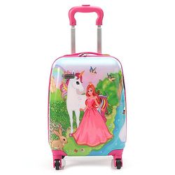 Babyhug Rock Star Kids Small 1 Day Trip  Trolley Bag Dino Print - 18 Inches