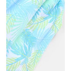 Babyhug 100% Cotton Sleeveless Top and Shorts Set Floral Print - Green & Blue