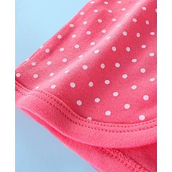 Babyhug 100% Cotton Knit Short Sleeves Set of Vests Butterfly Print Pack of 3 - Pink White & Yellow
