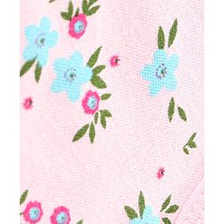 Babyhug 100% Cotton Antibacterial Half Sleeves Vests Dino Print Pack of 3 - Blue & Pink