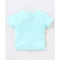 Babyhug 100% Cotton Antibacterial Half Sleeves Vests Dino Print Pack of 3 - Blue & Pink