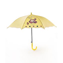Babyhug Travel Print Umbrella - Yellow