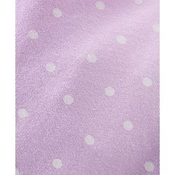 Babyhug Cotton Three Fourth Lycra Leggings Dot & Floral Print Pack Of 3- Pink White & Purple