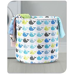 Babyhug Canvas Storage Bag Jungle Print- White