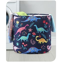 Babyhug Canvas Storage Bag Jungle Print- White