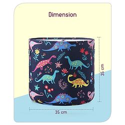 Babyhug Canvas Storage Bag Jungle Print- White