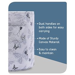 Babyhug Canvas Storage Bag Jungle Print- White