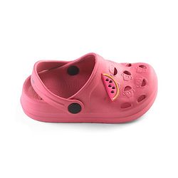 Cute Walk by Babyhug Clogs with Back Strap Watermelon Patch - Fuchsia