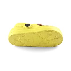 Cute Walk by Babyhug Slip On Clogs with Starfish Applique & Back Strap Closure - Yellow