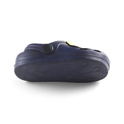 Cute Walk by Babyhug Slip On Clogs with Pineapple Applique & Back Strap Closure - Navy Blue