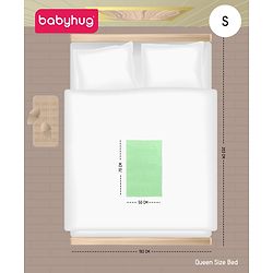 Babyhug Smart Dry Bed Protector Mat Super Saver Pack of 5 Small - Multicolour