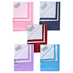 Babyhug Smart Dry Bed Protector Mat Super Saver Pack of 5 Small - Multicolour